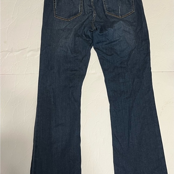 Halogen Womens Ripped Flare Crop Cut Off Jeans Blue Size 27. - Picture 4 of 11